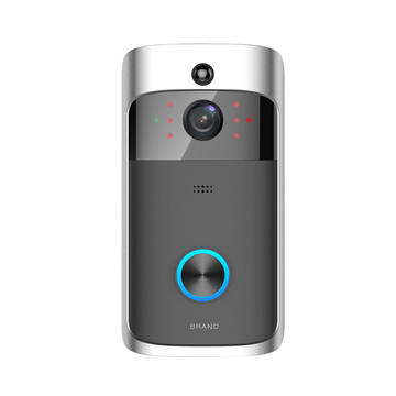 Video Door Bell Wifi HD Waterproof 720P Visual Camera +2pcs Dingdong For IOS Night Vision IR Intercom Door Ring Phone Security