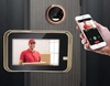 Wifi Wireless Smart Peephole Video Doorbell 720P HD Camera with IR PIR Alarm Cloud TF Storage and Lithium Battery